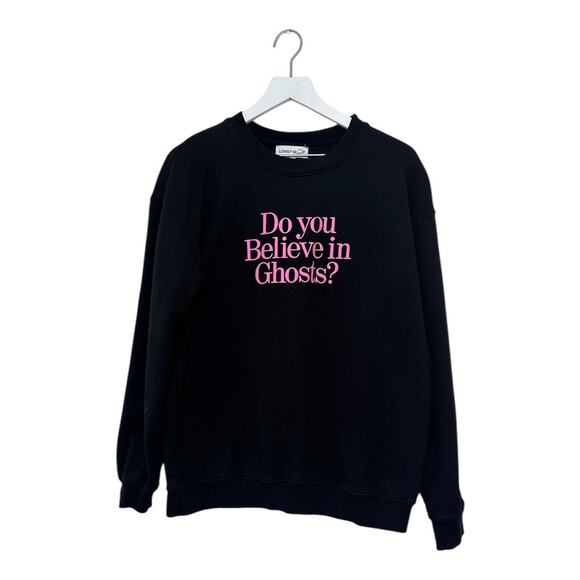 Lonely Ghost "Do You Believe in Ghosts?" Crewneck Sweatshirt  Size Large - Picture 6 of 6
